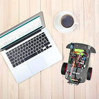 OSOYOO Model 3 Robot Car DIY Starter Kit for Arduino,Educational Motorized Robotics, Remote Control App, Learning How to Code, IOT Mechanical Coding for Teens and Adults