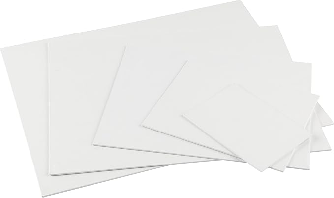 Centurion All-Media Primed Linen Panels - 8x10 3 Pack - 11oz Universal Primed Canvas Boards for Painting, Mounted on MDF Wood, Non-Warping, Ideal for Artists, Professionals, and Painters