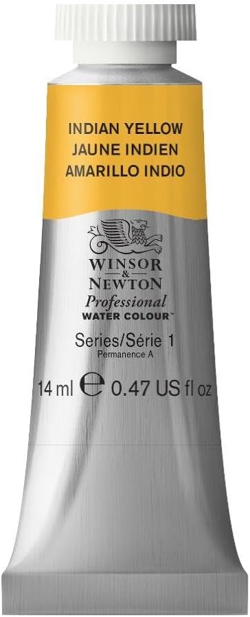 Winsor & Newton Professional Water Colour Paint, 0.47-oz Tube, Indian Yellow