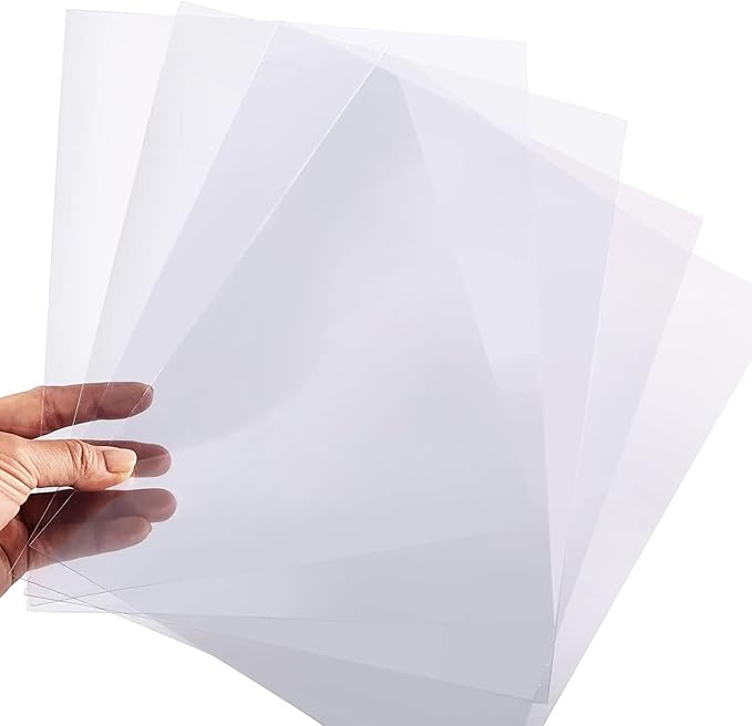 Juvale 100 Pack Clear Presentation Covers for Binding, Letter Size 10 Mil Plastic Sheets for Reports, Presentations, Awards, Books (8.5 x 11 in)
