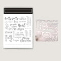 2025-2026 Stamps and Dies for Card Making, Stamps and Dies Set 2025 for Christmas and Halloween, Die Cut DIY Various Festivals Album Scrapbooking Birthdays Greeting Card (M4291)
