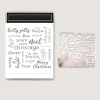 2025-2026 Stamps and Dies for Card Making, Stamps and Dies Set 2025 for Christmas and Halloween, Die Cut DIY Various Festivals Album Scrapbooking Birthdays Greeting Card (M4291)