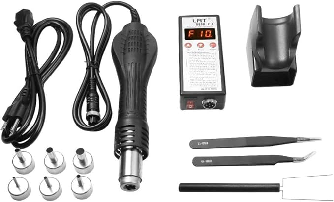 LRT 8858 Micro Hot Air Station SMD Rework Desoldering Digital Heat Gun