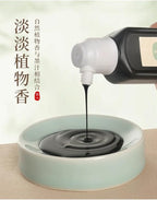 MEGREZ Chinese Calligraphy Ink, Sumi Ink Flower Scented Calligraphy Ink for Beginner Practice Chinese,Redstar Black Liquid Ink for Painting and Writing, Sandalwood
