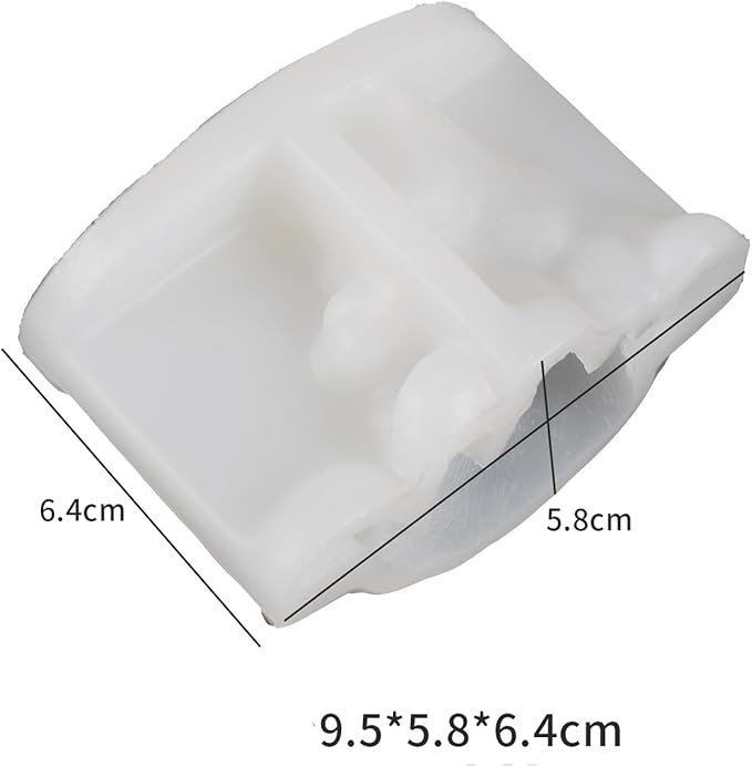 Rose Cat Candle Animal Resin Casting Soap Making Molds Silicone for Home Decorate 3D Clay Mold