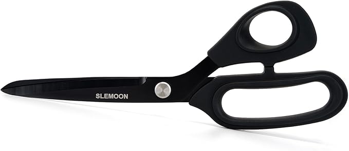 8.5 Inch Tailor Scissors All Purpose, Heavy Duty Premium Stainless Steel Scissors, Comfort Grip Handles for Fabric, Leather, Sewing & Crafting
