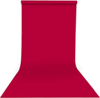 Yizhily Seamless Photogrphy Background Paper, Paper Backdrop Roll for Photoshoot, 53" x16', Scarlet