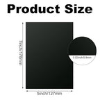 10PCS 7x5x1/32 Inch Anodized Aluminum Sheet, Black Aluminum Engraving Blanks, 1MM Thin Metal Plates for Laser Engraving, Crafting, DIY, House Decoration