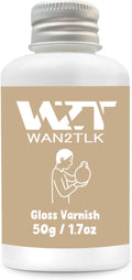 50ml Air Dry Clay Glaze & Varnish - Gloss Finish for Crafts/Pottery/Sculptures - Waterproof & Quick-Drying & Non-Yellowing Clear Coating - Gloss Polymer Clay Sealer