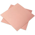 2 Pieces 99.9% Pure Copper Sheet, 4" x 4", 20 Gauge(0.8mm) Thickness, Film Attached Copper Plate, Great for Jewelry, Crafts, modelers
