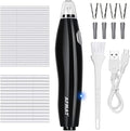 AFMAT EE04 Electric Eraser for Artists, Rechargeable Electric Eraser Kit, 140 Refills for Drafting, Electric Pencil Eraser - Battery Operated for Drawing Pencils, Crafts, Arts