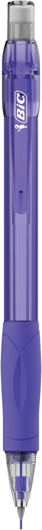 BIC Velocity Colored Lead Mechanical Pencils, Assorted Colors, 6-Pack, Colored Pencils for Classrooms and School Supplies