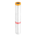HARFINGTON Pre-Taped Masking Film 177.2" x32.8ft Double Adhesive Tape and Drape Painters Plastic Drop Cloth Film with Tape Plastic Sheeting for Automotive Painting Covering