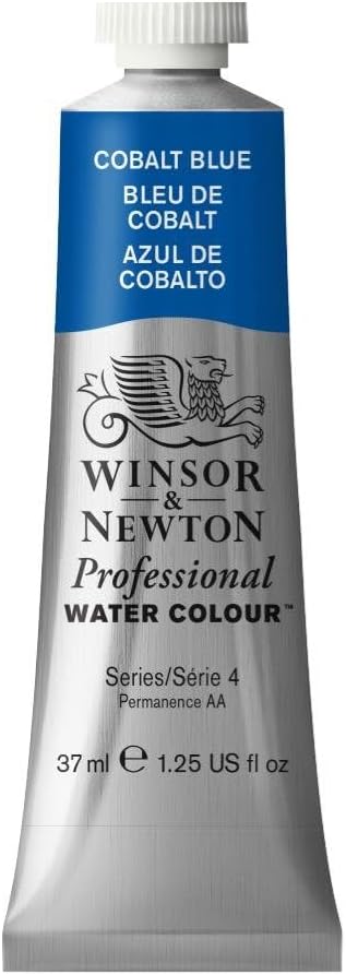 Winsor & Newton Professional Water Colour Paint, 1.25-oz Tube, Cobalt Blue