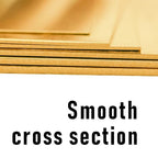 18 Gauge Brass Sheet，H62 Brass Plates Metal 0.039" Thickness x 3.9" Width x 3.9" Lenght, for Models, Crafts, Repairs, Electrical, 2Pcs