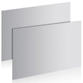 2 Pcs 18 Gauge Steel Sheets Metal Cold Rolled Steel Plate, 12" x 9" Weldable Metal Sheet for DIY Craft Projects, Industrial, Professional