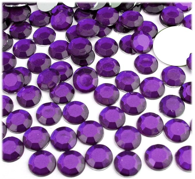 The Crafts Outlet 144pc Rhinestones Round 10mm - Multi Assortment