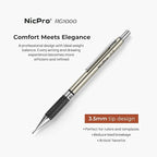 Nicpro 0.9 mm Art Mechanical Pencils Set in Gift Case, 6 PCS Metal Drafting Pencil 0.9mm with 6 Tube HB Lead Refills & 18 PCS Eraser Refills for Adults, Children, Artist Writing, Drawing, Sketching