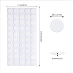 Adhesive Stick dots Two-Sided Sided Mounting Putty Stick Tack for Wall Hanging Crafts Balloons Festival Party Decorations,Clean Removable(0.78"*0.78"-1000)