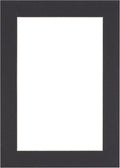 5x7 Mat for 8.5x11 Frame - Precut Mat Board Acid-Free Show Kit with Backing Board, and Clear Bags Black 5x7 Photo Matte Made to Fit a 8.5x11 Picture Frame Matboard for Framing, Pack of 1 Mat