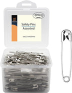 300 PCS Safety Pin,2.2Inch/54mm Safety Pins Bulk,Safety Pin, Small Safety Pins with a Convenient Box,Safety Pins for Clothes Home Office