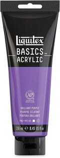 Liquitex BASICS Acrylic Paint, 250ml (8.5-oz) Tube, Brilliant Purple