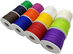 1/8" Grosgrain Ribbon - 720 Yards Assorted Colors - 3mm Fabric - DIY Crafts, Balloons, Florists, Showers (Pack of 12)