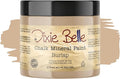Dixie Belle Paint Company Chalk Finish Furniture Paint - Burlap (16oz) - Matte Cozy Tan Chic Chalk Mineral DIY Furniture Paint