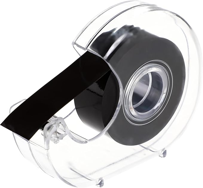 STOBOK Magnetic Tape Dispenser, Flexible Magnetic Tape Magnetic Strip with Adhesive Backing and Tape Dispenser, Magnetic Tape Roll for Crafts DIY Projects Home Office Use