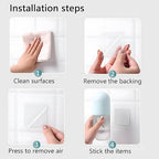 LMJIA Heavy Duty Double Sided Tape, Clear Reusable Mounting Tape Picture Hanging Adhesive Tape Removable Wall Tape Adhesive Poster Tape