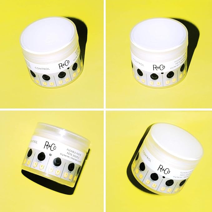 R+Co Control Flexible Paste | Strong Hold + Natural Finish | Vegan + Cruelty-Free | 2.2 Oz (Pack of 2)
