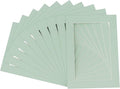 5x7 Mat for 8.5x11 Frame - Precut Mat Board Acid-Free Honeydew Green 5x7 Photo Matte For a 8.5x11 Picture Frame, Premium Matboard for Family Photos, Show Kits, Art, Picture Framing, Pack of 100 Mats
