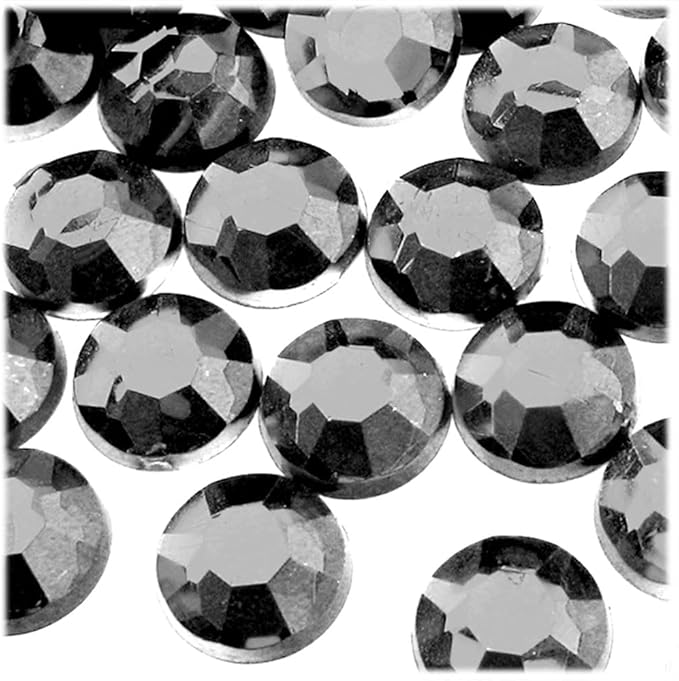 The Crafts Outlet 72pc Rhinestones Round 20mm - Flatback Golden Yellow