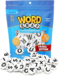 Word Strategy Game Travel Edition, Word Puzzle for Adults, Family, and Kids, Fun Game for Ages 8+, Travel Size, 1-2 Players