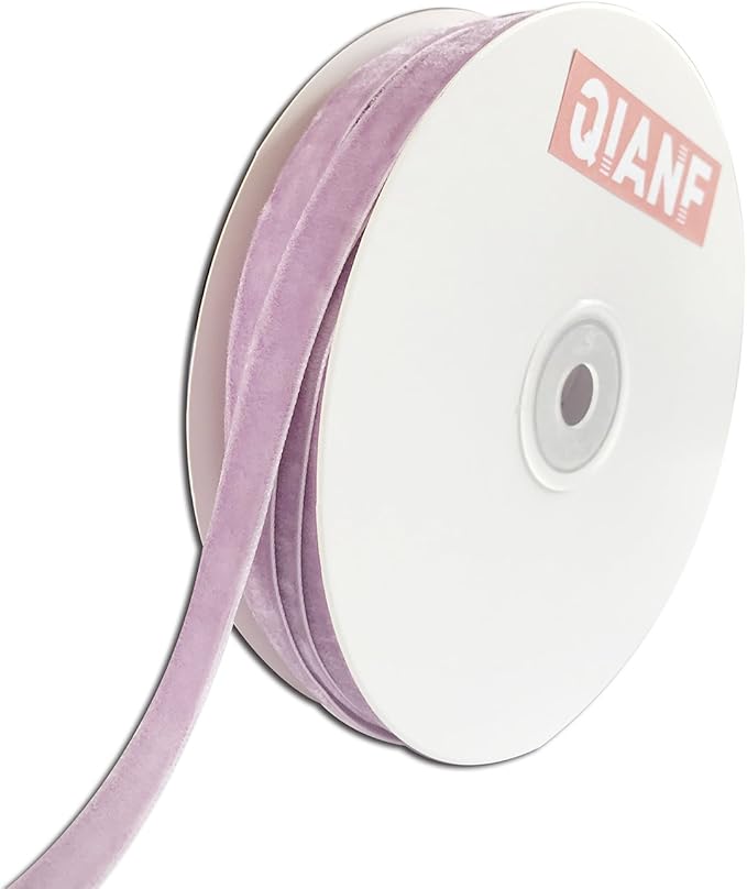 Vintage Lavender Velvet Ribbon, 3/8 Inch X 25Yd