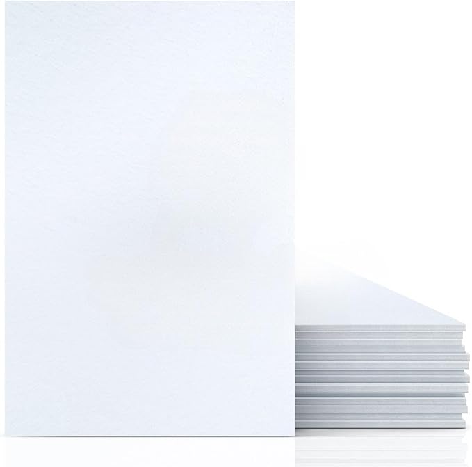 White Foam Board 18 x 24 x 1/8" (3mm) Inch, 15 Pack Acid-Free Foam Core Poster Board Sheets for Art, Crafts, Presentation, Vision Board, Signboard, and Party Decorations