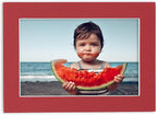 11x14 Mat for 8.5x11 Photo - Precut Deep Red Picture Matboard for Frames Measuring 11 x 14 Inches - Bevel Cut Matte to Display Art 8.5 x 11 Inches - Acid Free ONE MAT with Backing Board & Clear Bag