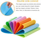 A4 Origami Paper Orange 100 Sheets, 8.27×11.7 inch Double Sided Color Easy Fold Big Origami Paper A4 Colored Copy Papers Thin 70gsm for Beginners, DIY handwork Art and Craft Projects (210 x 297 mm)