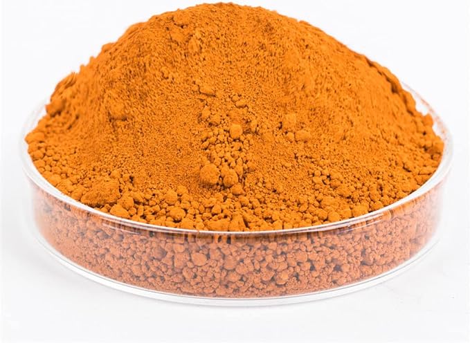 GOODTAKE Concrete Pigment, Orange Iron Oxide Pigment Powder, Cement Color Pigment Concrete Dye Color Pigment for Cement Mortar Grout Pastel Tile Paint (Orange, 12 oz)