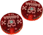 LITKO Wound Dials | Health Tracker | Life Counter | Tabletop Games | Collectible Card Games | Living Card Games | Role Playing Games | LCG | RPG | (Numbered 0-15 (Two Dials))