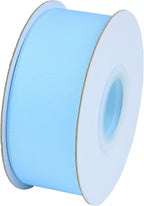 ITIsparkle 11/2" Inch Grosgrain Ribbon 25 Yards-Roll Set for Gift Wrapping Cake Decoration Party Favor Hair Braids Hair Bow Baby Shower Decoration Floral Arrangement Craft Supplies, Light Blue Ribbon