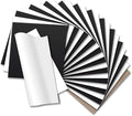 HTVRONT HTV Heat Transfer Vinyl Bundle: 12 White HTV Vinyl and 11 Black Heat Transfer Vinyl Sheets, 12"x12" PU Iron on Vinyl Plus 1 PTFE Sheet Easy to Cut & Weed for Heat Design