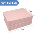 10 Pack 4"x6" Pale Pink Rubber Stamp Carving Blocks Pink Rubber Carving Blocks Linoleum Block for Stamp Maker Printmaking Supplies