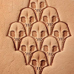 DandS ltd Leather Stamp Tool, Raven Skull, Professional Steel Craft Tool for Leatherworking, Embossing, Carving & Stamping Leather Projects, Belts Wallets & DIY Projects Compatible with Mallet #358