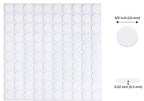 Adhesive Stick dots Two-Sided Sided Mounting Putty Stick Tack for Wall Hanging Crafts Balloons Festival Party Decorations,Clean Removable(0.39"*0.39"-100)