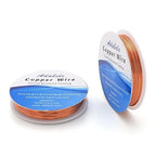 Adabele 65 Feet Premium Tarnish Resistant Round Bare Raw Jewelry Copper Wire Beading Wire Spool Bulk (0.8mm/20 Gauge) for DIY Craft Jewelry Making BF287-8