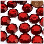 The Crafts Outlet 72pc Rhinestones Round 20mm - Purple Amethyst