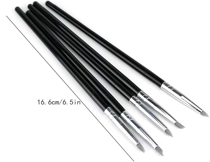 20pc Silicone Clay Sculpting Tools - Shaping, Modeling, Carving Set for Pottery, Sculpture