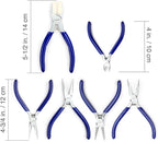 WORKPRO Jewelry Plicers Set, 7-Piece Jewelry Making Tools Kit with Needle Round Nose Plier and Bent Nose Plier Wire Cutter for Jewelry Repair, Beading, Wire Wrapping, Crafts, with Carrying Pouch