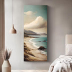 PHOENIX 8x24 Inch 3 Pack Gallery Canvas -1.5 in Thick Long Skinny Canvases for Painting - Deep Edge 100% Cotton 11 Oz. Gesso Primed White Blank Professional Canvas Oil & Acrylic Paints